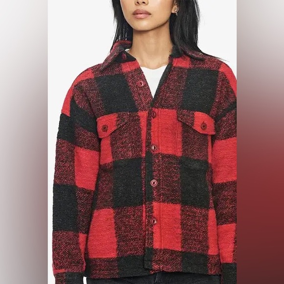 Anine Bing Bobbi Flannel Jacket - Classic Style - Size S - Picture 5 of 13